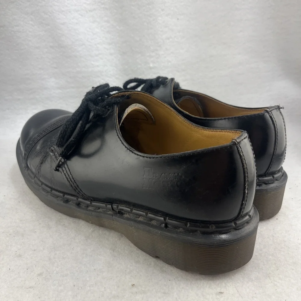 Dr Martens Docs‎ Made In England Black AW4 8266 Cap Toes Men's Size UK 9 US 10